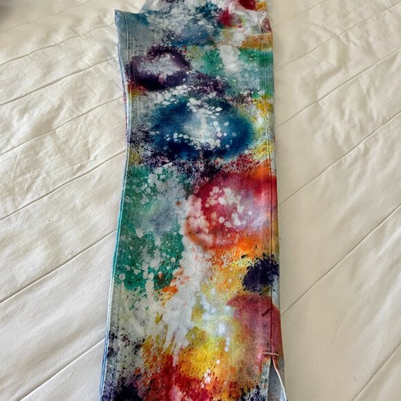 Free Speech Jeanies – Abstract Expressionist Size 8 Boyfriend style - Picture 6 of 16